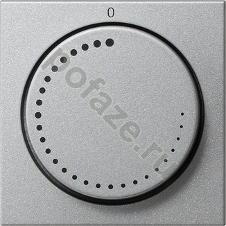 Кнопка поворотная Gira S-55, символ скорость вращения, алюминий IP20