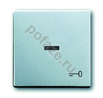 Клавиша ABB Solo/Future, символ ключ/дверь, алюминий IP20
