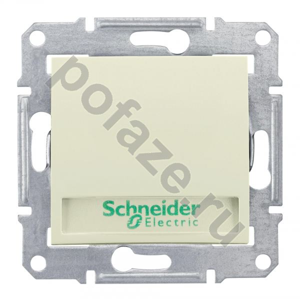 Выключатель Schneider Electric Sedna 1кл 10А, бежевый IP21