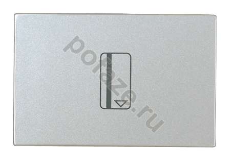 Выключатель карточный ABB NIE Zenit 1кл 16А, серебро IP20