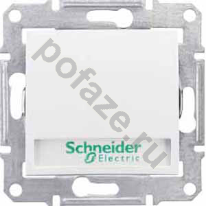 Выключатель Schneider Electric Sedna 1кл 10А, белый IP20