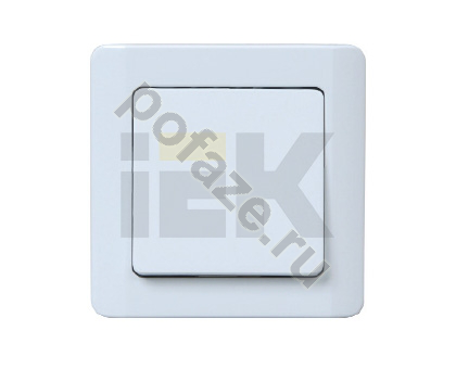 Выключатель IEK ВСк10-1-0-ГБ 1кл 10А, белый IP20