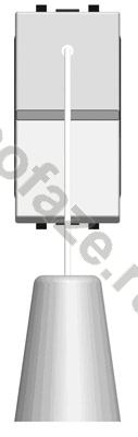 Выключатель ABB NIE Zenit 1кл 16А, белый IP20