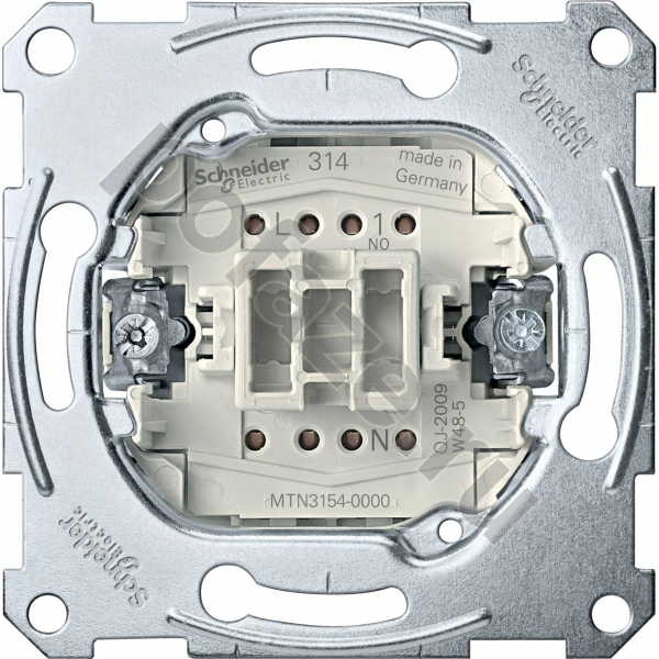 Механизм выключателя Schneider Electric Merten 2кл 10А, IP20