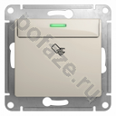 Schneider Electric Glossa 1кл 10А, кремово-белый IP20