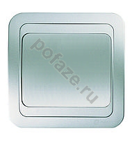 Выключатель Makel Mimoza N 1кл 10А, серебро IP20