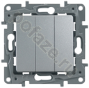 Legrand Etika 3кл 10А, алюминий IP20