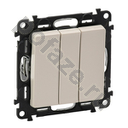Legrand Valena LIFE 3кл 10А, бежевый IP20