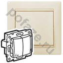 Legrand Valena 2кл 10А, бежевый IP44