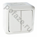 Legrand Quteo 2кл 10А, белый IP44