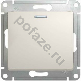 Schneider Electric Glossa 1кл 10А, кремово-белый IP20