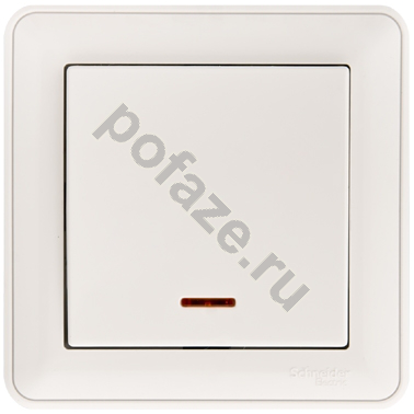 Выключатель Schneider Electric Wessen 59 1кл 16А, белый IP20