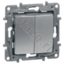 Legrand Etika 2кл 10А, алюминий IP20