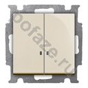 ABB BJB Basic 55 2кл 10А, бежевый IP20