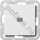 Gira System 55 1кл 20А, белый IP20