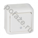 Legrand Quteo 1кл 10А, белый IP44