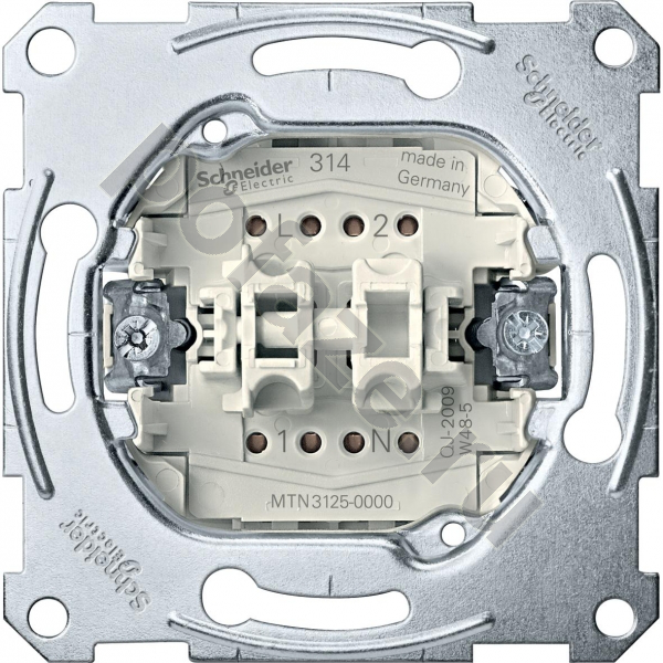 Механизм выключателя Schneider Electric Merten 2кл 10А IP20