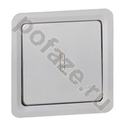 Legrand Soliroc 1кл 10А, хром IP55