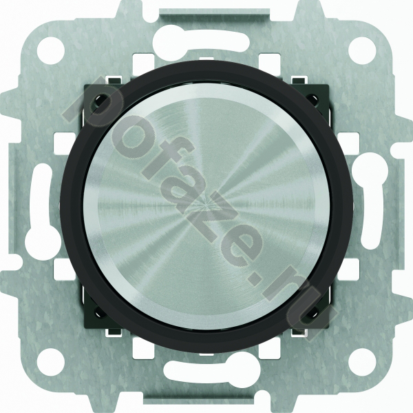 Светорегулятор поворотно-нажимной ABB 60-500ВА, черный