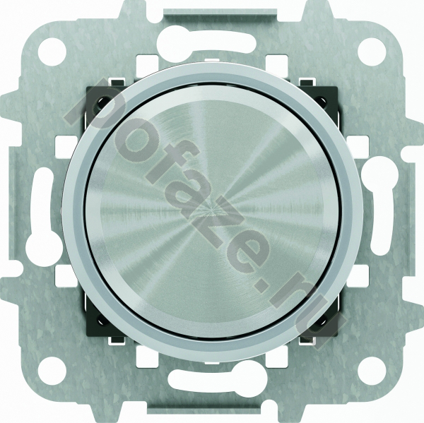 Светорегулятор поворотно-нажимной ABB 60-500ВА, хром