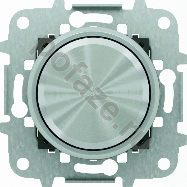 Светорегулятор поворотно-нажимной ABB 2-100ВА, хром
