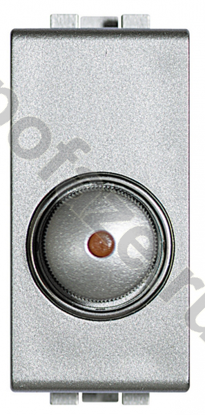 Светорегулятор поворотный Bticino LL 100-500ВА, серебро
