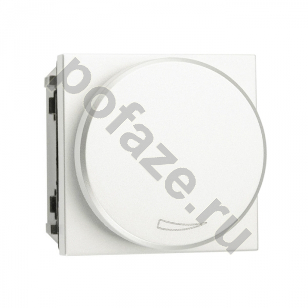 Светорегулятор поворотно-нажимной ABB Zenit, белый
