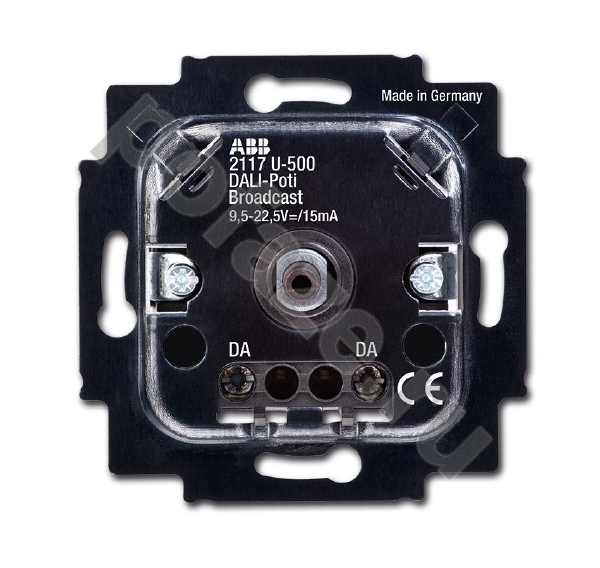 Светорегулятор поворотно-нажимной ABB BJE 500ВА, черный