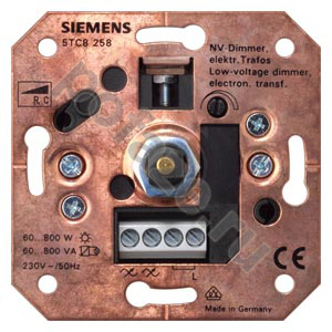 Светорегулятор поворотно-нажимной Siemens 60-800ВА