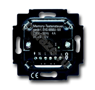 Светорегулятор поворотно-нажимной ABB BJE 700ВА, черный