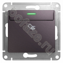 Schneider Electric Glossa 1кл 10А, лиловый IP20