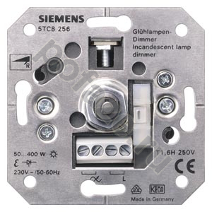 Светорегулятор поворотно-нажимной Siemens 50-400ВА
