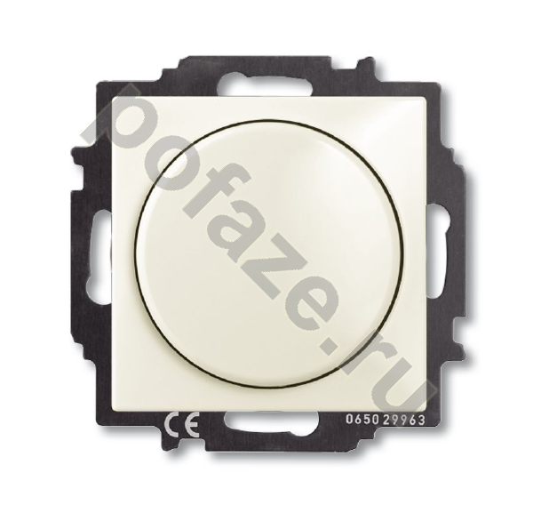 Светорегулятор поворотно-нажимной ABB BJB Basic 55 60-400ВА, белый