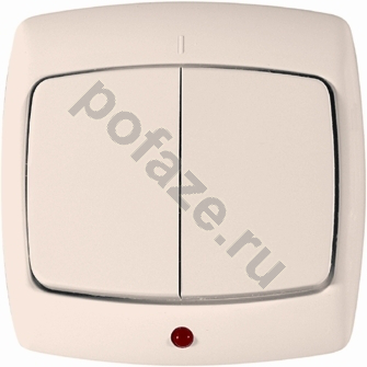 Schneider Electric Wessen 2кл 10А, бежевый IP20