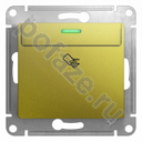 Schneider Electric Glossa 1кл 10А, зеленый IP20