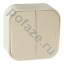 Legrand Quteo 2кл 10А, бежевый IP20