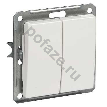 Переключатель Schneider Electric Wessen 59 2кл 16А, черный IP20