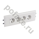 Legrand DLP 16А, с/з, со штор., белый IP40