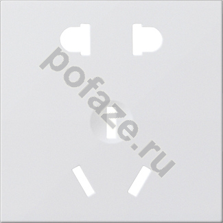 Розетка Gira System 55, белый IP20
