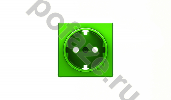 Розетка ABB SKY 16А, с/з, зеленый IP20