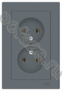 Schneider Electric AtlasDesign 16А, б/з, серый IP20