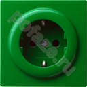 Gira S-Color 16А, с/з, зеленый IP20