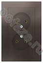 Schneider Electric AtlasDesign 16А, б/з, коричневый IP20