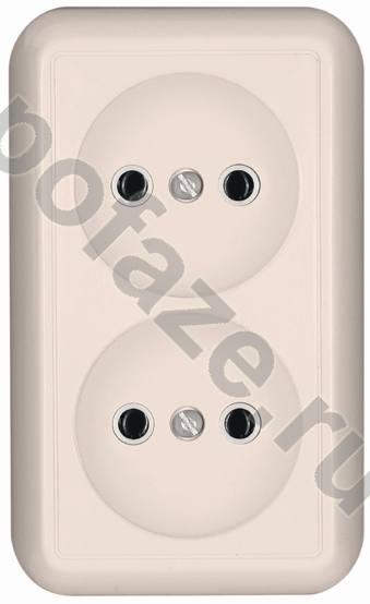 Schneider Electric Wessen 10А, б/з, бежевый IP20