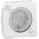 Schneider Electric Mureva Styl 16А, с/з, со штор., белый IP55