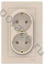 Schneider Electric AtlasDesign 16А, с/з, бежевый IP20