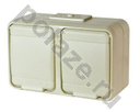 Schneider Electric Aquatop 16А, с/з, бежевый IP44