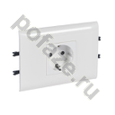 Legrand DLP 16А, с/з, со штор., белый IP40