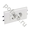 Legrand DLP 16А, с/з, со штор., белый IP40