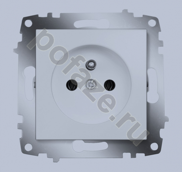 Розетка ABB Cosmo 16А, алюминий IP20